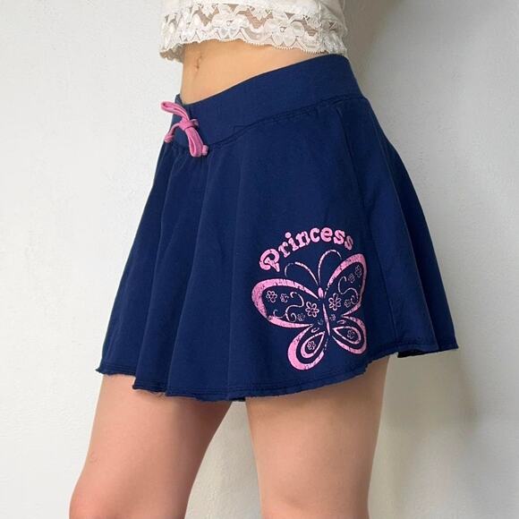 Y2K Princess Micro Mini Skirt Sporty No Boundaries - Picture 1 of 6